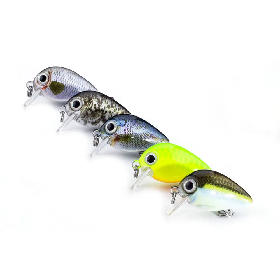 Walk Fish 5 шт./партия 3 см 1 8 г бионическая рыболовная приманка для ловли рыбы цветов