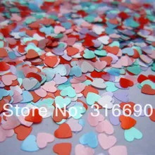 Сердце Блеск Смесь блестка блестки Форма для DIY украшения