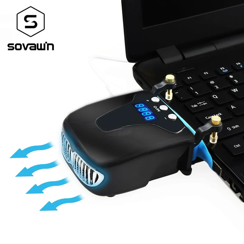 Strong Laptop Cooling Vacuum Fan External USB Silent Ice