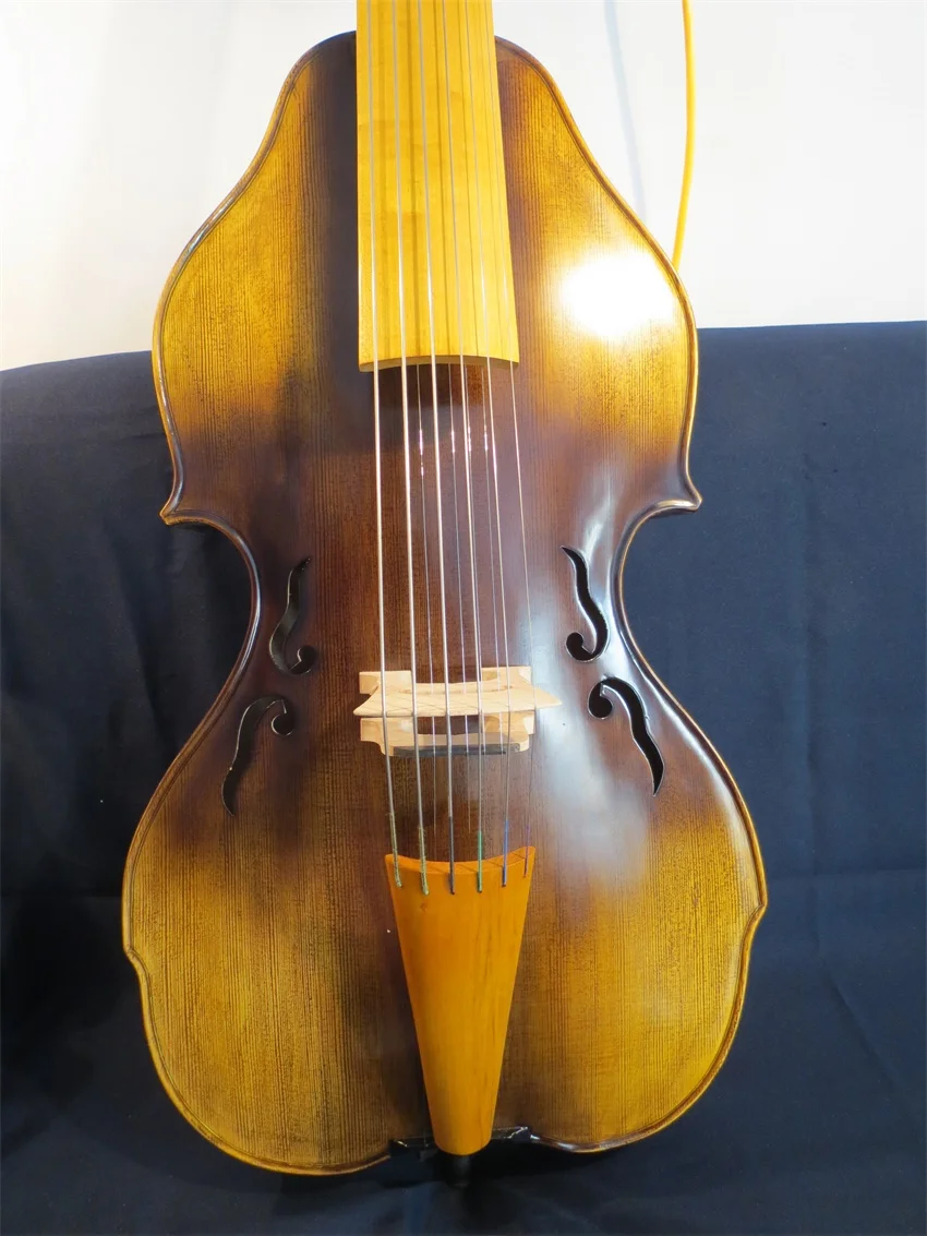 Резной свиток бренда Cope старый плесень viola da gamba 25 1/" 6*6 струн. Отличный звук