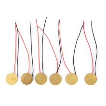 6 шт. 12/15 мм пьезозвукосниматель диск элементы с 10 см(") играет ведущую роль в сигарный ящик гитарный звукосниматель Ремонт Инструменты для ремонта струнных инструментов