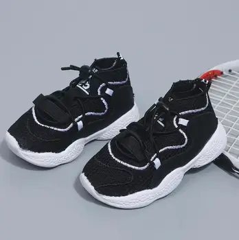 

Brand Sneakers Breathable Children's Running Shoes Mesh Kids Flat With Girls Boys Fashion Sports Shoes For Baby