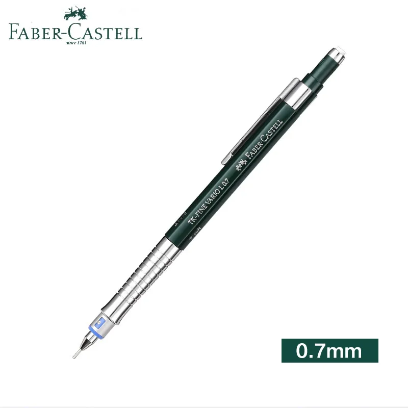 Faber Castell ТЗ тонкой пленки для тонировки автомобилей L составление механический/автоматического карандаша, 0,5/1,0/0,35/0,7 мм; В комплект входит B/2B/HB свинца пополнения чернил - Цвет: 1pc 0.7mm