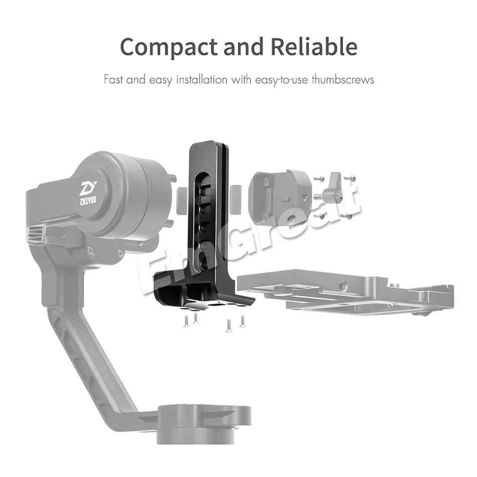 Zhiyun официальный кран 2 гравитационная регулирующая пластина для Canon 1DX аксессуары для Zhiyun Crane 2 ручные стабилизаторы