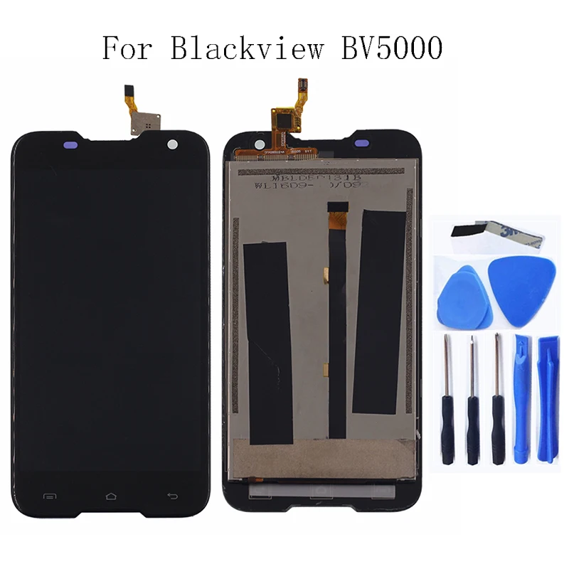 

5.0 inch spot for Blackview BV5000 original LCD monitor + touch screen digitizer component replacement + tool 1280X720