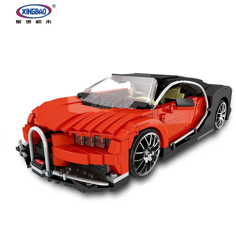 

XingBao 03009 Block 859Pcs Creative MOC Technic Series The Gallon Supercar Set Educational Building Blocks Bricks Toys Model