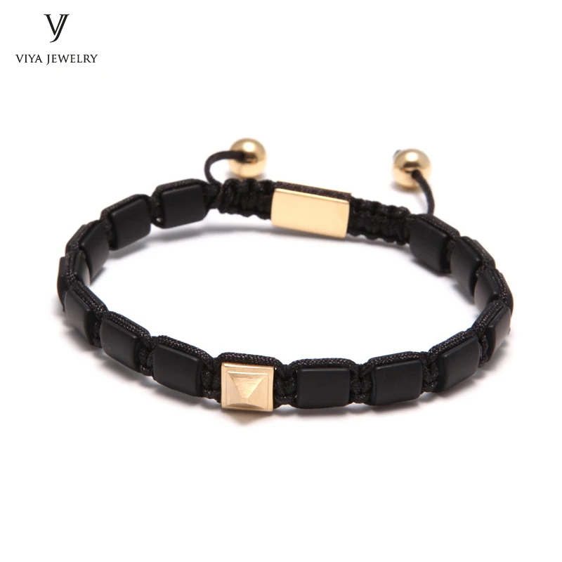 VJPB-02-Pyramid-Bracelet-with-square-natural--stone-(6)