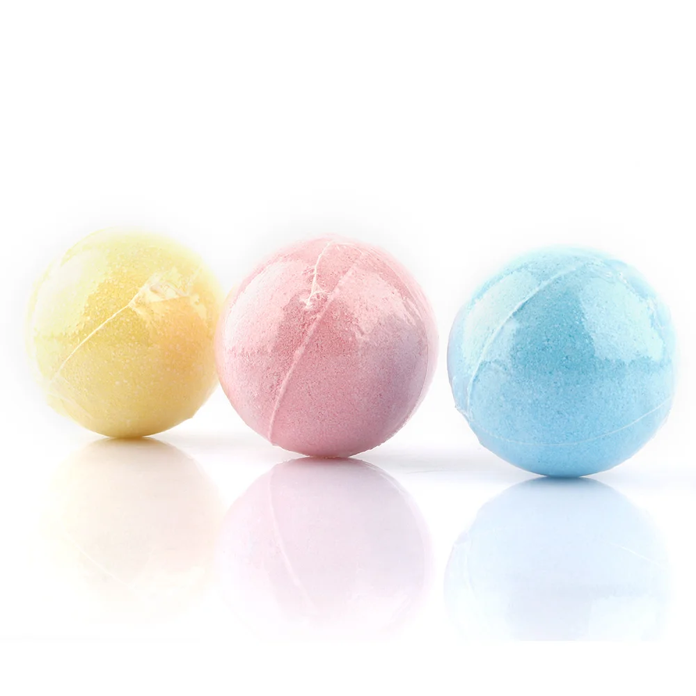 

Bath Bomb Balls For Bubble & Spa Bath Essential Oil Exfoliating Handmade Deep Sea Bath Salt Ball For Body Relaxation SPA Massage