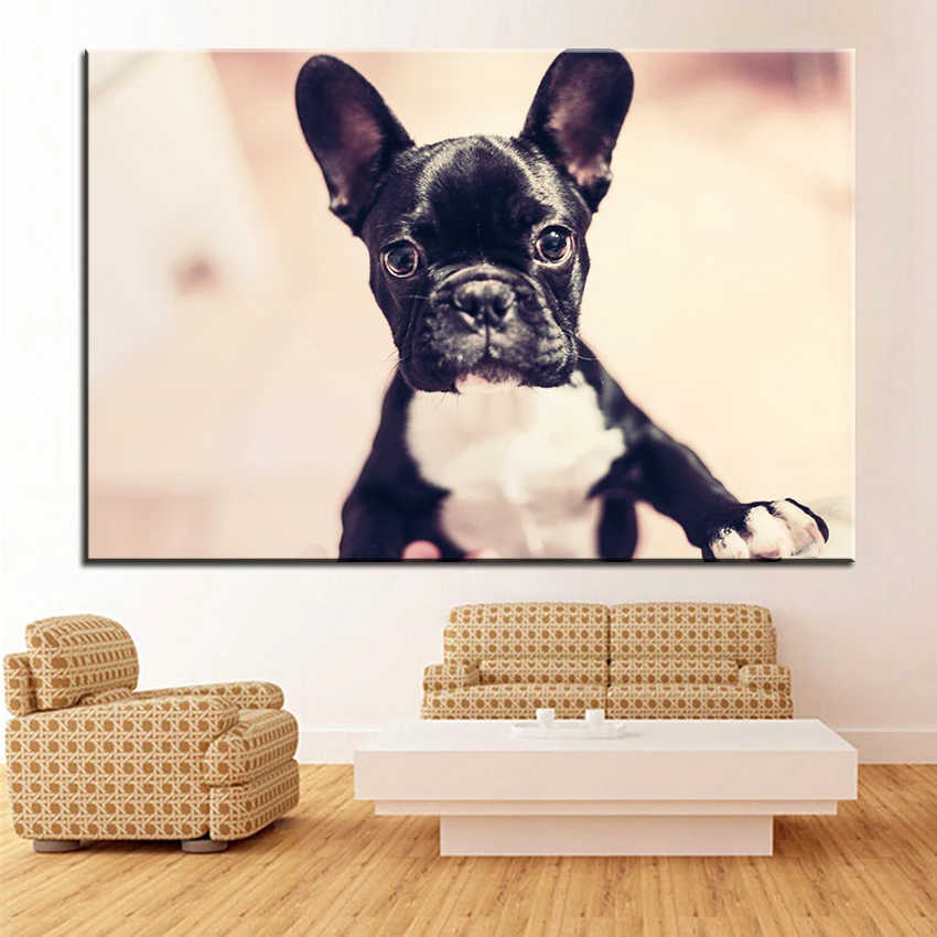 Large size Printing Oil Painting animal dog pet cute Wall painting POP