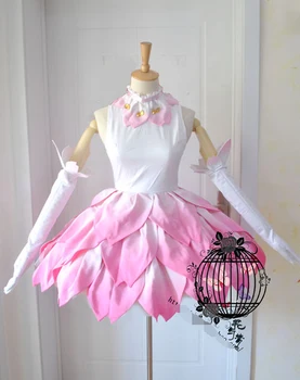 

Cardcaptor Sakura Sakura Lolita Petal 2016 Pink Uniforms Cosplay Costume Free Shipping