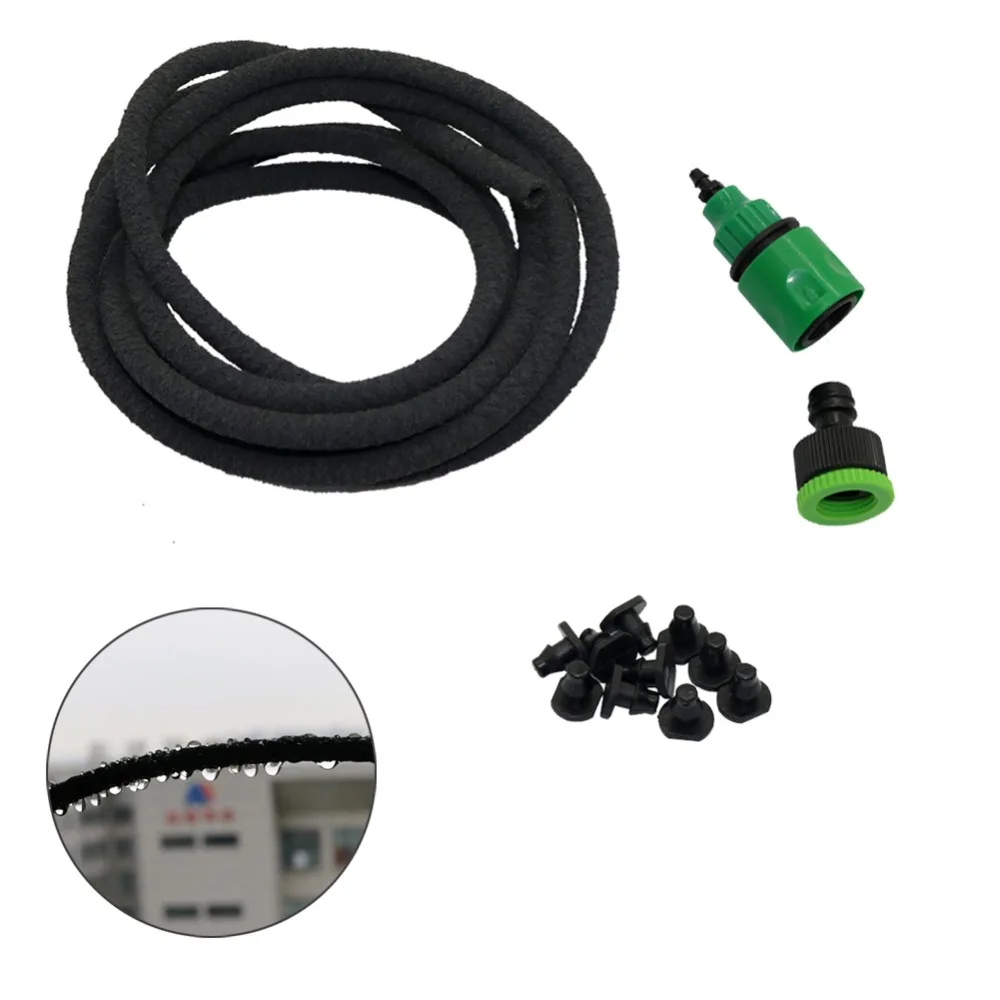 

1 Set 10m Soaker Hose Water Kits Anti-aging 4/9mm Seepage Pipe Garden Agriculture Greenhouse Leaking Tube Plants Watering Drains