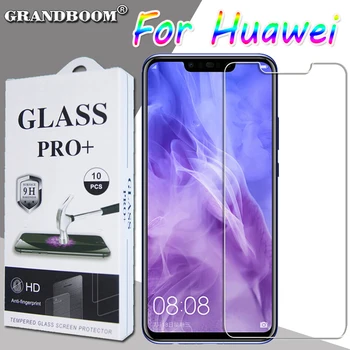 

100pcs 2.5D Tempered Glass 9H Guard For Huawei Y9 Y7 Pro Prime P Smart Plus 2019 Enjoy 9 9E 9S Screen Protector Film With Box