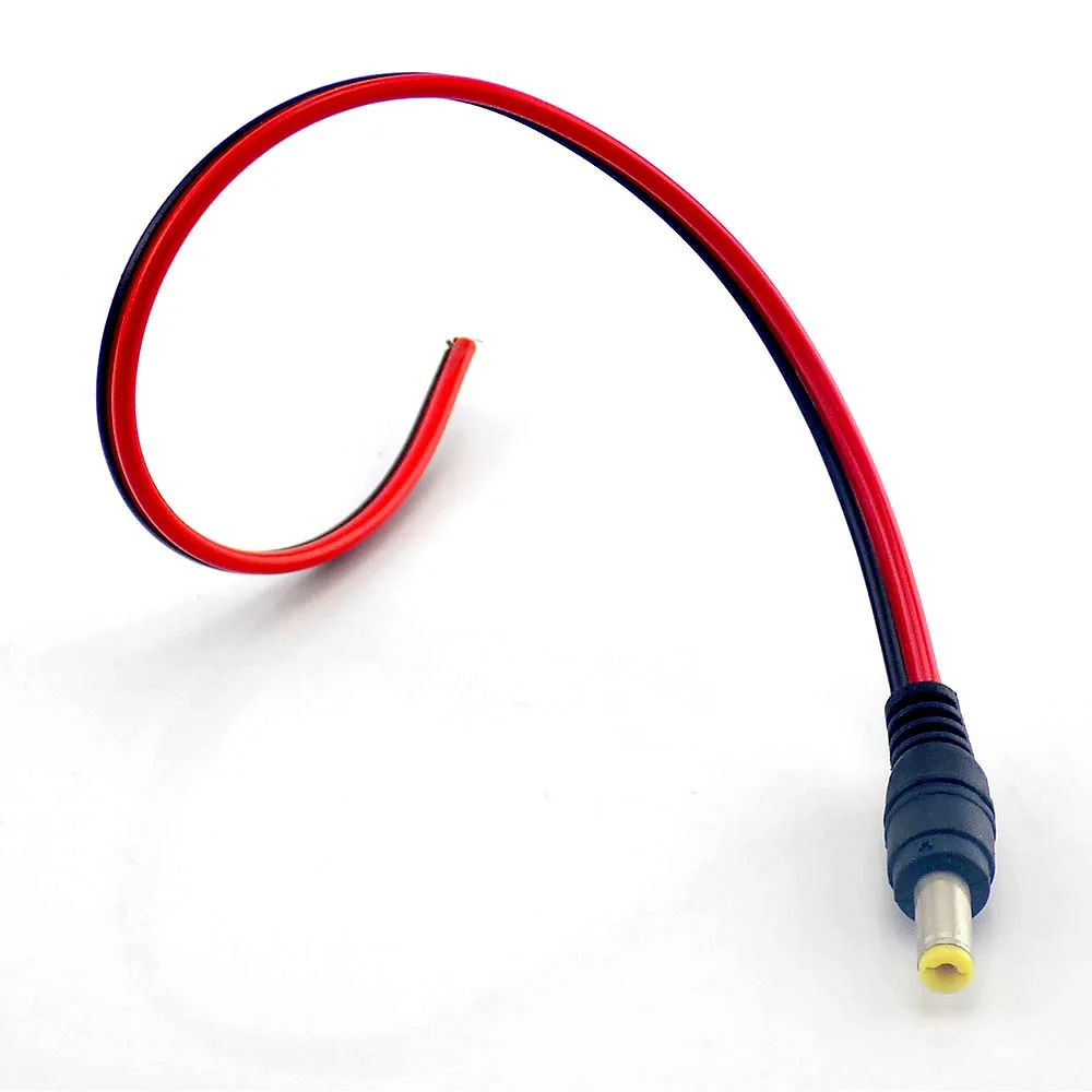 Gakaki 10 шт. 2.1*5.5 мм 1 * Штекер кабель для безопасности Системы DC CCTV кабель Power Plug разъем камеры кабель видеонаблюдения Аксессуары