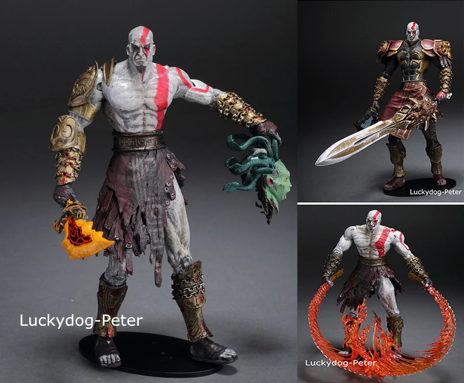 

God of War II Divine Retribution Action Figure Crazy Ghost of Sparta Kratos Dolls PVC ACGN figure Toys Anime 180MM