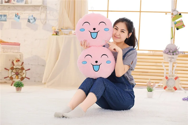 Cheio de Animais Boneca de Pelúcia Criativo Glowing Sorriso Travesseiro Almofada Brilhante Iluminação Kawaii Apaziguar Bebê Brinquedos Luminosos c 33cm 4 Kawaii Apaziguar Bebê Brinquedos Luminosos