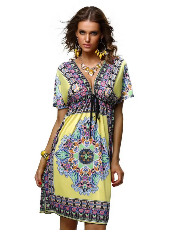 knee length beach dresses