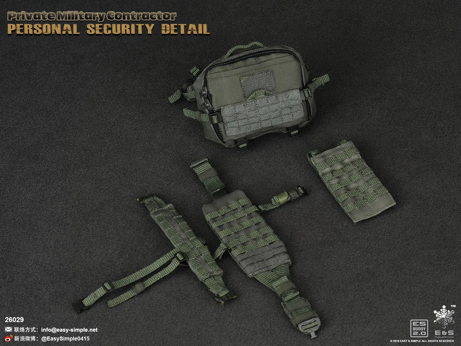 Легко и просто ES 26029 1:6 PMC частный военный поставщик персональная безопасность деталь 1" Коллекционная Фигурка Косплей куклы