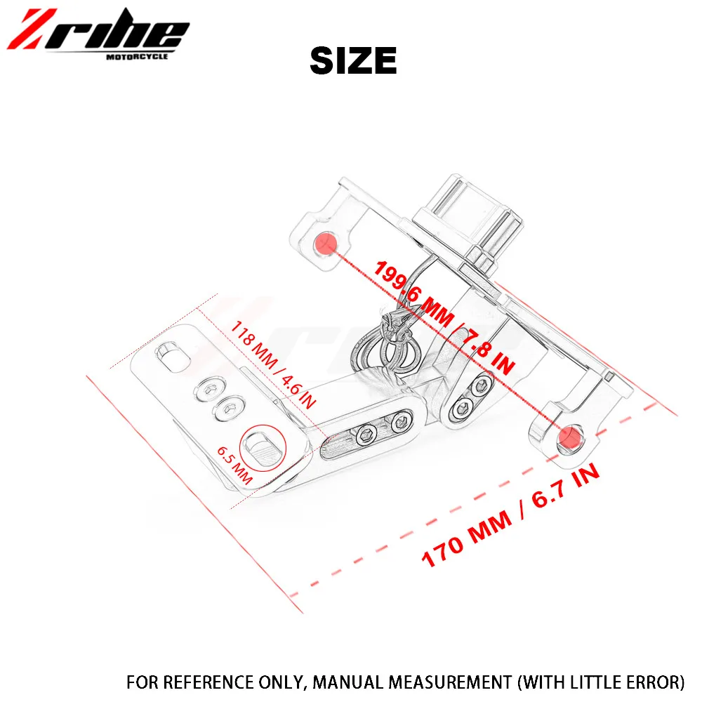 Кронштейн для номерного знака мотоцикла Yamaha TMAX530 TMAX 500 YBR 125 XMAX XJ6 XJR1300 mt07|for yamaha|xmax