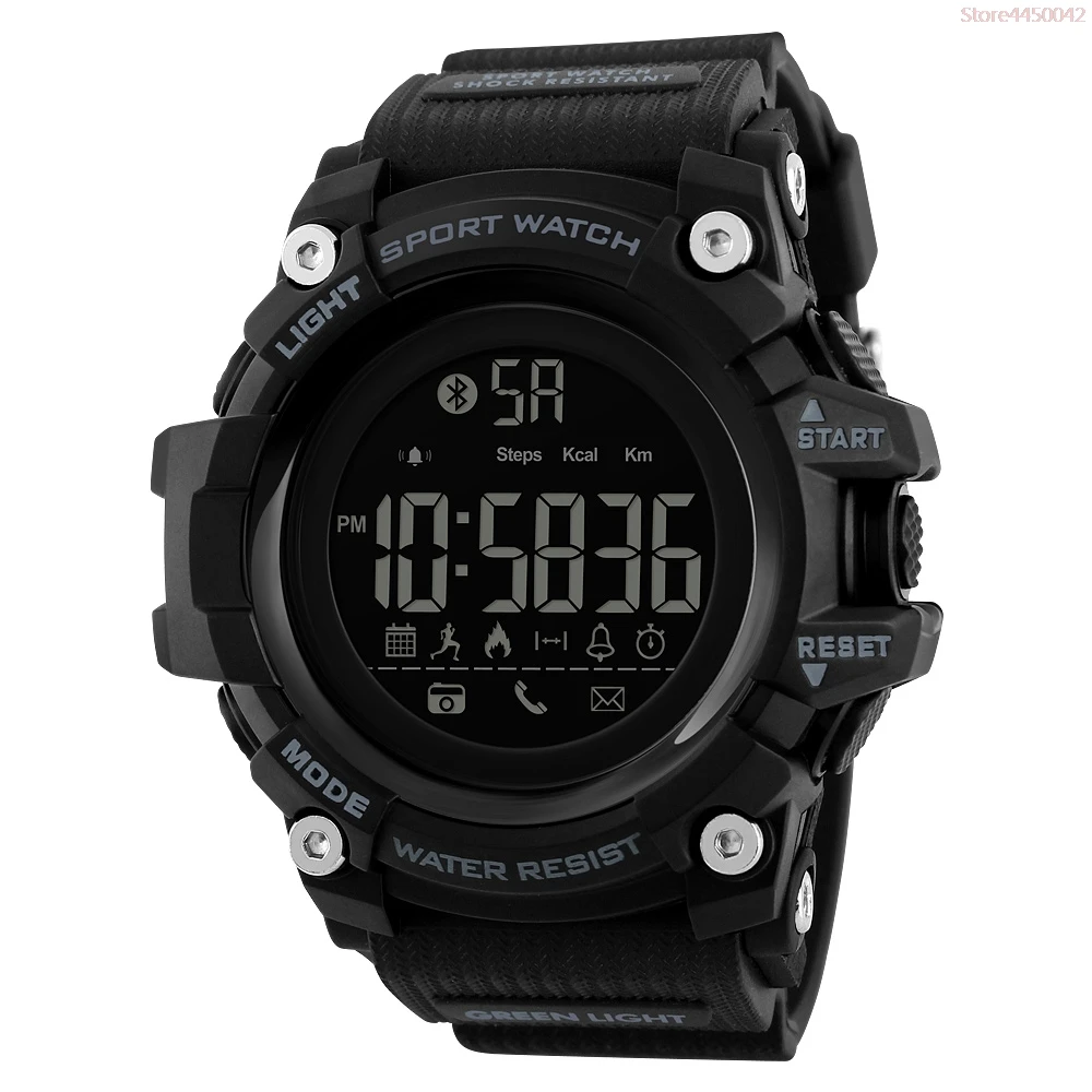 

Skmei 1385/1227 fashion 50m waterproof smart watches woman sport outdoor watch ip68+ digital for men smart watch G Style Shock