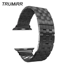 Нержавеющая сталь Ремешок 22 мм 24 5 Poiter замена Браслет для мм 38 42 мм iWatch Apple Watch Sport Edition