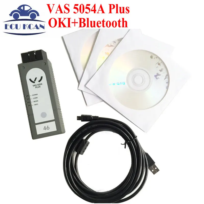 

New Arrival VAS 5054A Plus Bluetooth With OKI Chip Vas5054a ODIS V4.13 Support UDS Protocol Vas5054A Plus Free Shipping