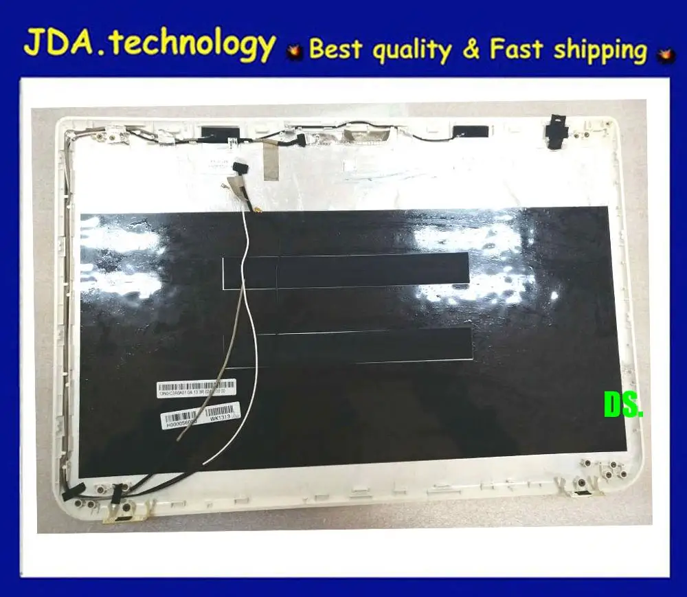 98% /org lcd Топ чехол для TOSHIBA satellite L50 L50-A L55-A задняя крышка оболочка с петлей набор Белый 13N0-C3A0A01 - Цвет: LCD back cover