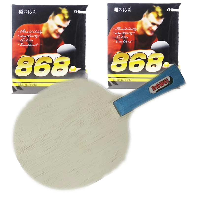 

Dawei professional table tennis / pingpong blade for PingPong Racket with two rubbers tenis de mesa table tennis
