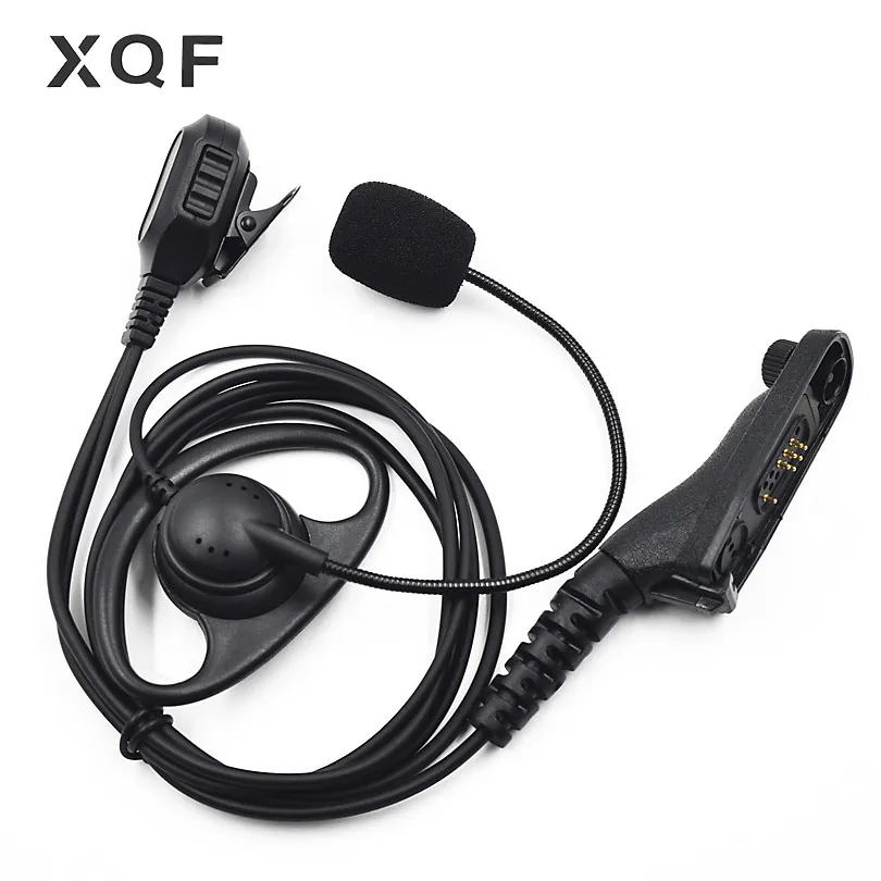 FBI Headset Earpiece PTT MIC for MOTOROLA APX2000 APX4000 APX7500 APX7000XE