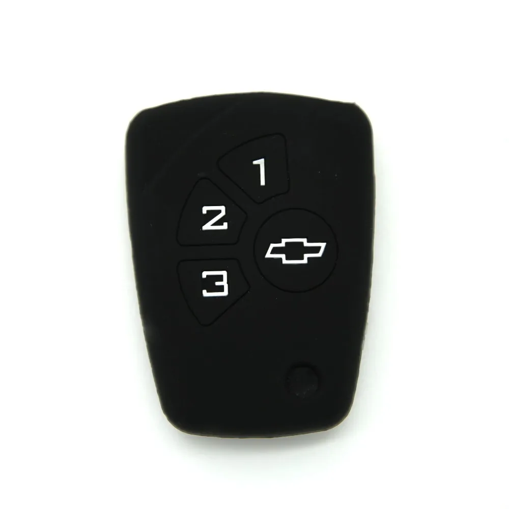 

Car Key Case Cover Silicone For Chevrolet Captiva 2017 Spark Onix Volt Aveo Sonic Keyless Protect Keychain Accessories