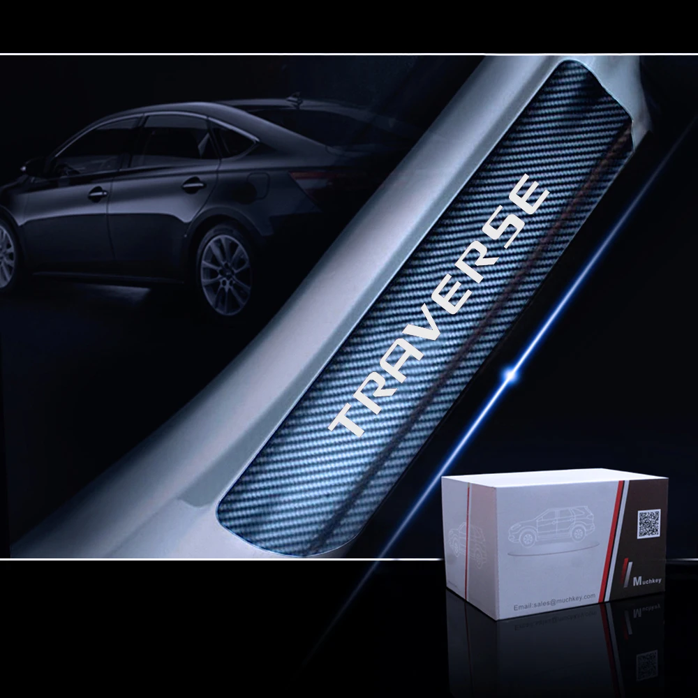 Для Chevrolet TRAVERSE Накладка на порог двери Входная защита автомобиля пороги порога