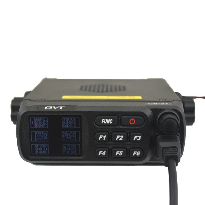 QYT CB-27 Мобильная радиостанция CB AM/FM 12/24 4 Вт 26,965-27,405 МГц CITIZEN BAND все европейские MULTI-NORMS CB Мобильный приемопередатчик