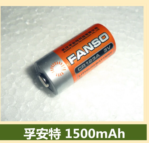 HOT NEW FANSO CR123A 3v 1500mah lithium battery-in Primary & Dry ...