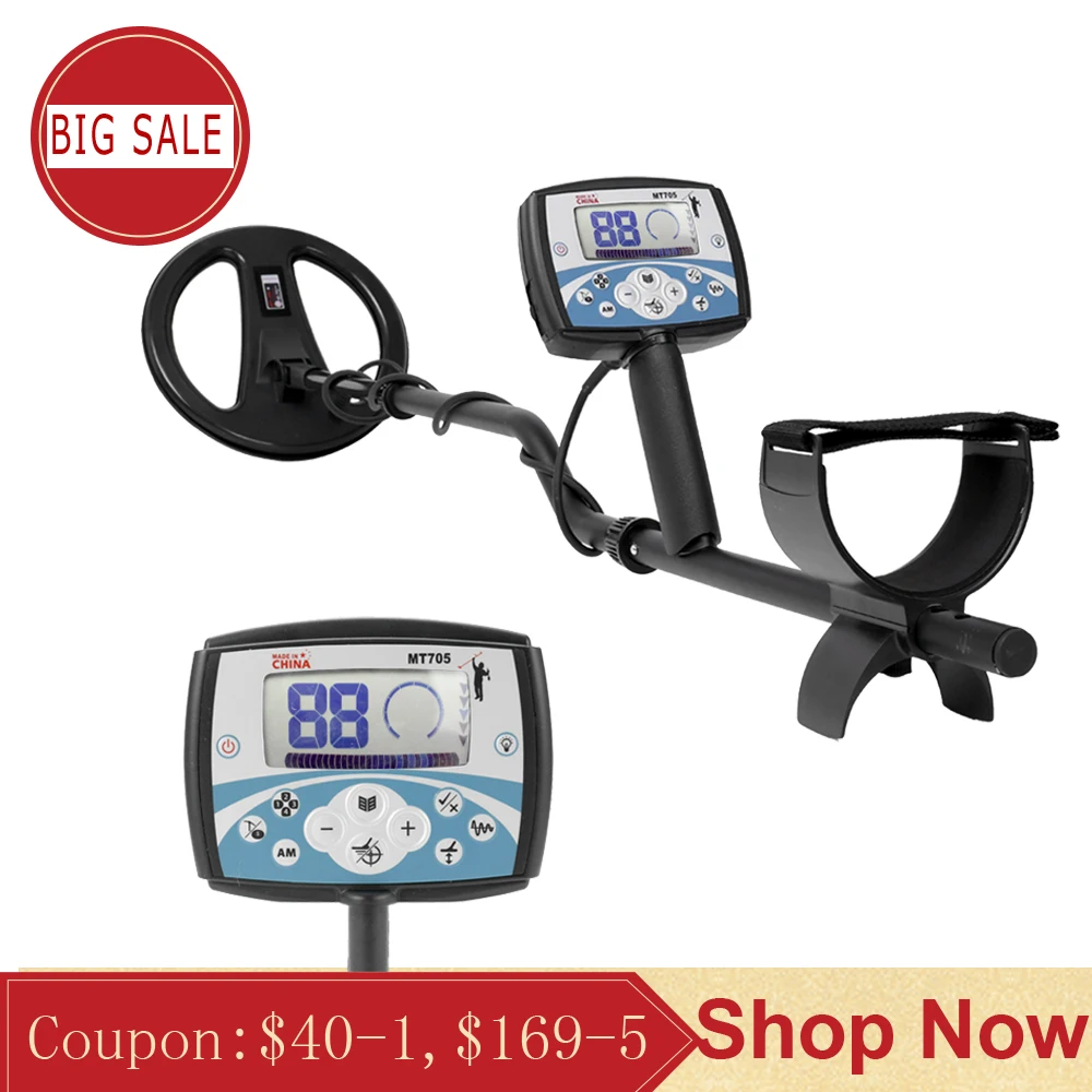 

MT705 Portable 705 Gold Underground Metal Detector High Sensitivity Digger Treasure Hunter Finder Pinpointer Gold Detector