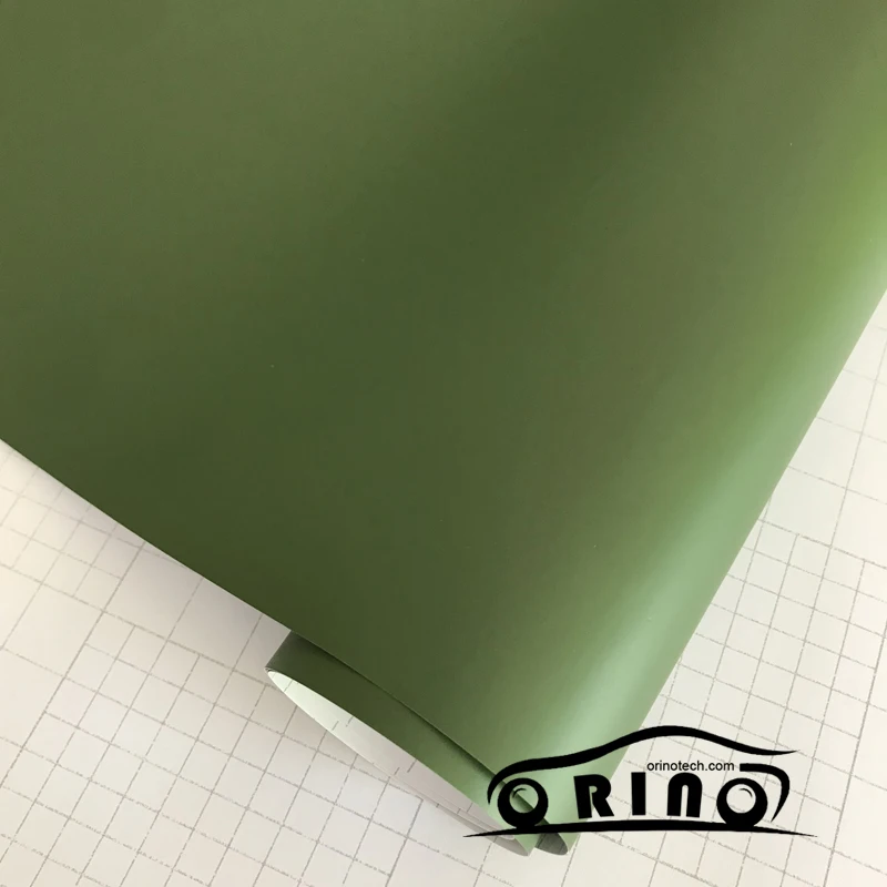 Matte Army Green Vinyl Film Wrap-2