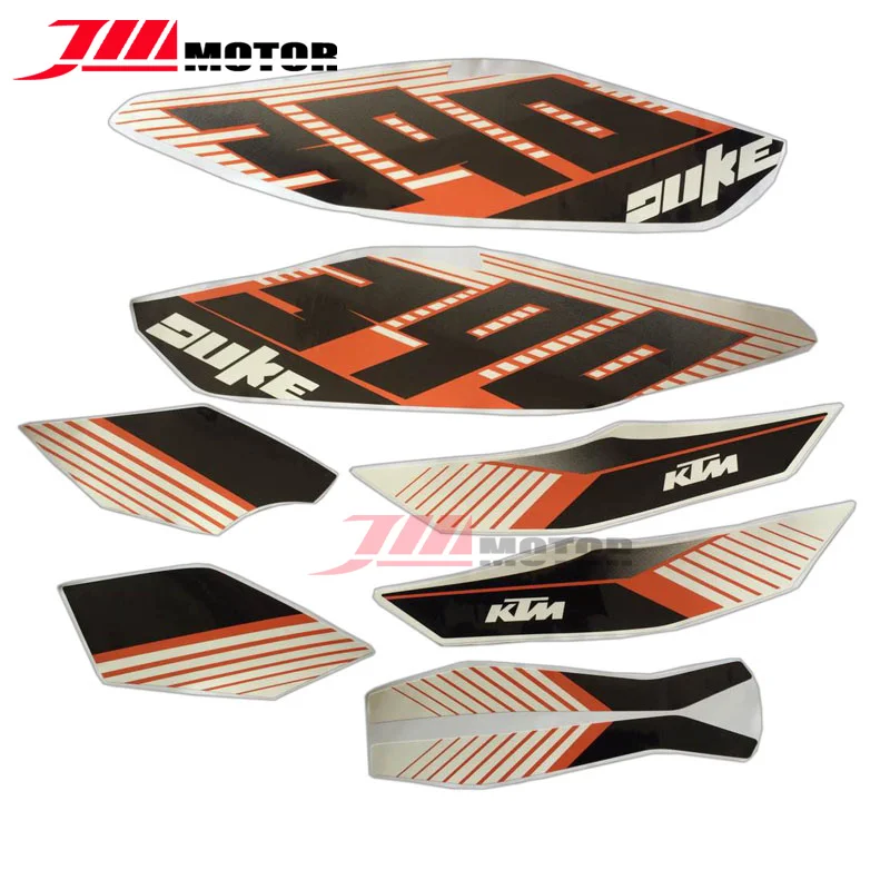 

Hot Sale New Arrival Motorcycle Whole Vehicle 3M Decals Stickers Transfit for KTM Duke 390 Year 2017