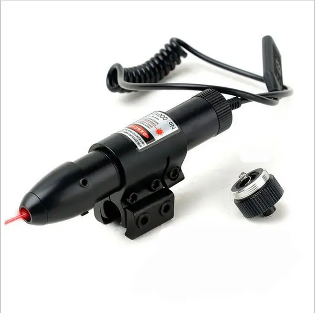 

JSHFEI 5mW Tactical Adjustable Red Laser Sight, 650nm Red Laser Designator With Dual Mount, Hunting Rifle Laser Sight.