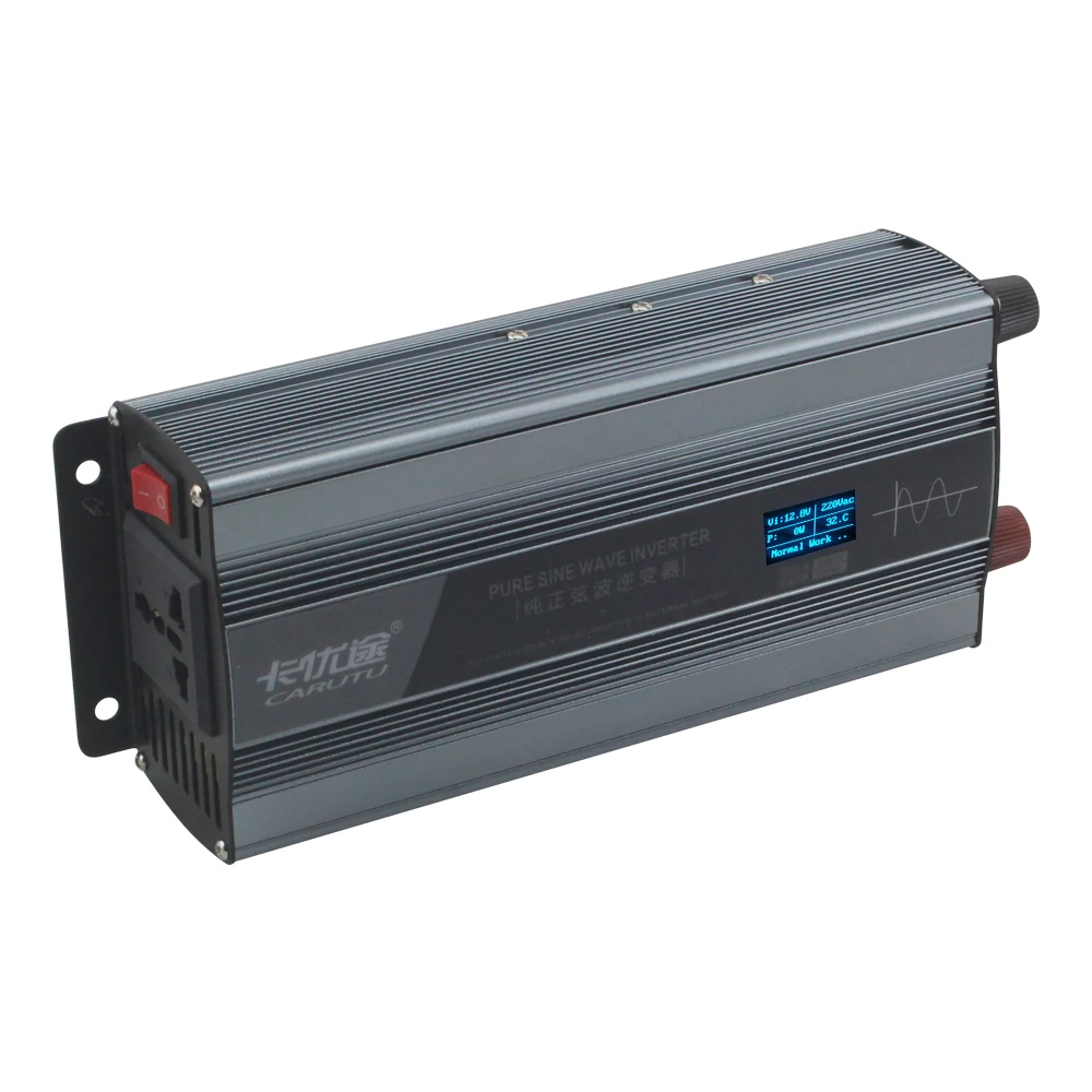 Doskonałą utrzymania 500W czysty sinus falownik falowy 12V do AC 220V z winy skłania wyświetlacz odwrotnej ochrony drutu itp Doskonałą utrzymania 500W czysty sinus falownik falowy 12V do AC 220V z winy skłania wyświetlacz odwrotnej ochrony drutu itp