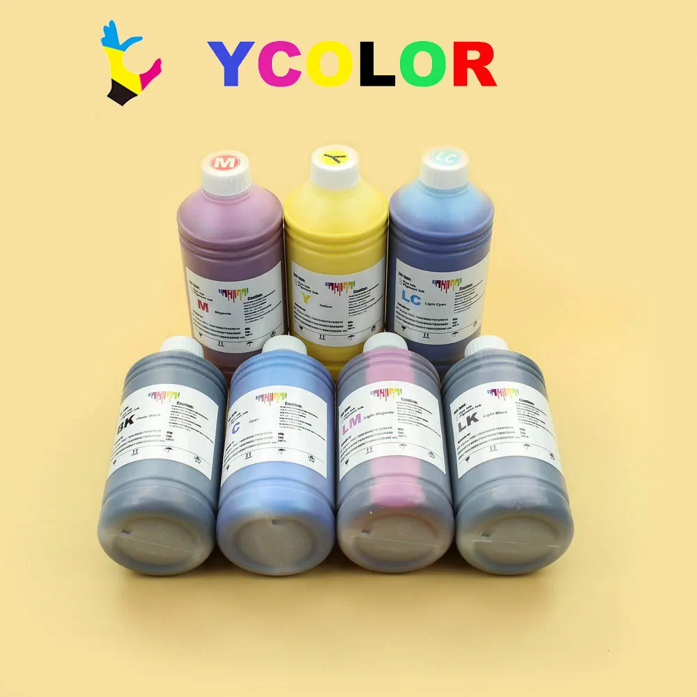 DGYCJLFP 1000 мл чернильные чернила для Epson Stylus Pro 7600 9600 принтер EPSON 4800 7800 7880 9800 DX5