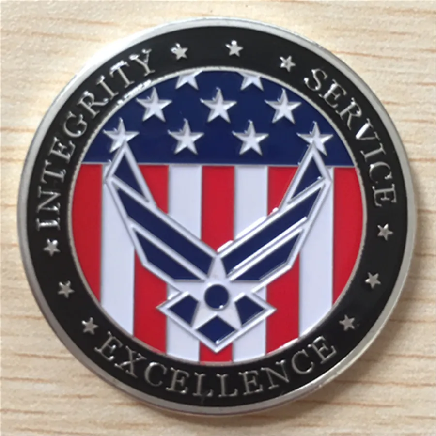 

DHL Free Shipping, United States Air Force Oath of Enlistment - USAF Challenge Coin Commemorative coins, 50pcs/lot,