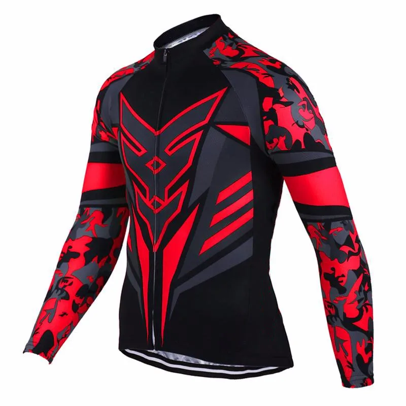 

bicycle jersey long/CUSROO 2016 men women colorful bike wear shirt maglia long sleeve cycling jersey winter bicycle jersey long