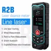 Mileseey R2/R2B Laser Rangefinder Laser Range Finder Tape Measure Roulette with Wheel Laser line lev ► Photo 2/6