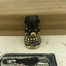 EDC инструменты латунный нож бусины латунный клоун Череп Бусы на шнурок Паракорд нож инструмент кулон#89