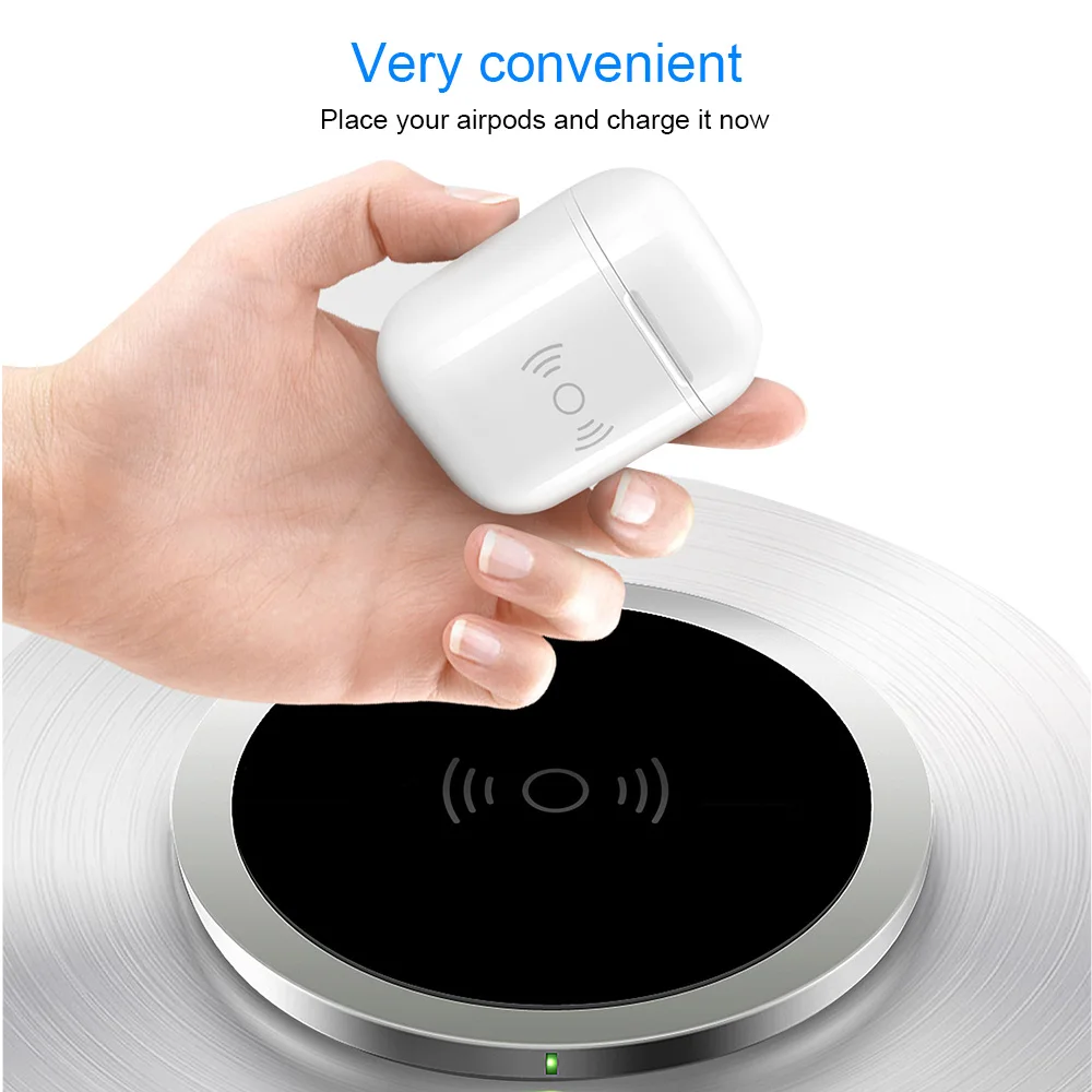 Portefeuille Protect Charg Case For AirPods Case Wireless Charging Case for Apple AirPods Air Pods Earphone Charging Accessories (8)