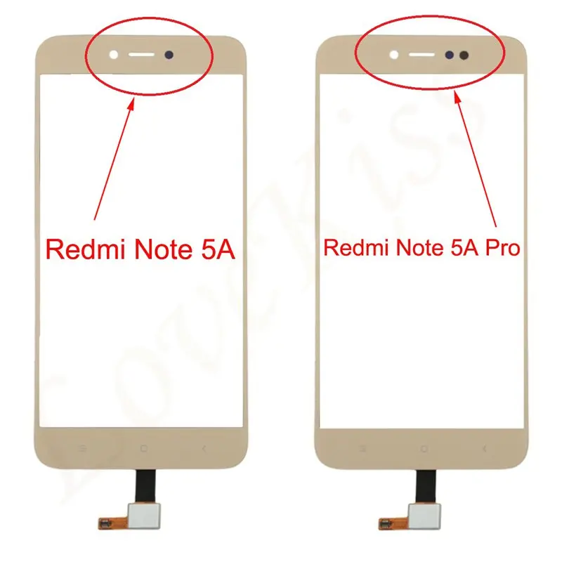 Redmi Note5A Передняя панель для Xiaomi Redmi Примечание 5A Pro Prime сенсорный экран сенсор Y1 Lite ЖК-дисплей дигитайзер стеклянная крышка инструменты