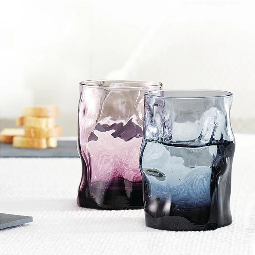 Европейский Креативный стеклянный стакан ручной работы, прозрачный стакан для воды es, пивная чашка, чашка для виски, бар, вечерние, свадебные, питьевая посуда
