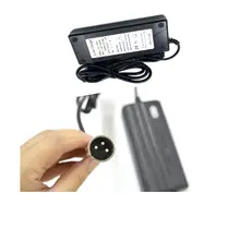 54,6 V 2A литий-ионный аккумулятор зарядное устройство с пушечной головкой для 48V литий-ионный e велосипед Электрический аккумулятор с вентилятором