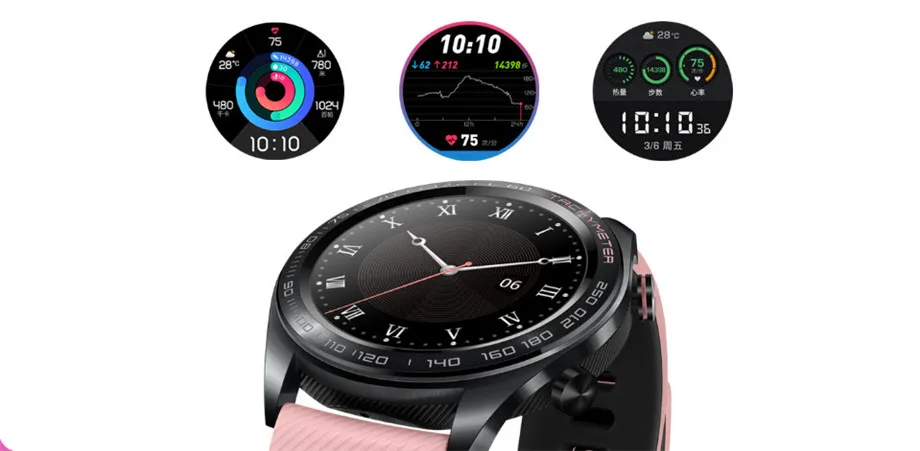 Huawei Honor Watch Dream, умные часы, спортивные, для сна, бега, велоспорта, плавания, горы, gps, 1,2 дюймов, AMOLED, цветной экран, 390*390, часы