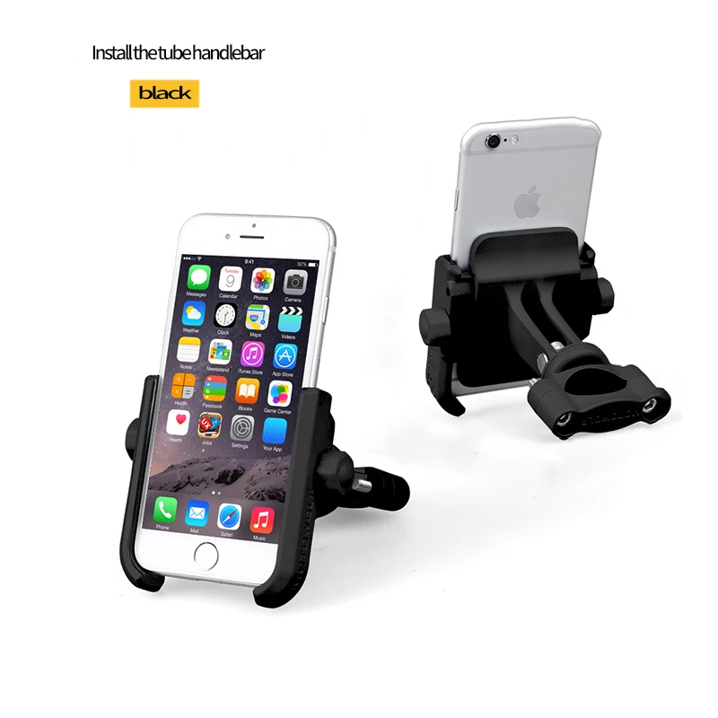 black  phone holder 
