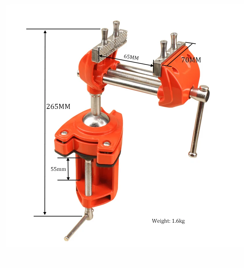 3 patentes de design universal mesa vise