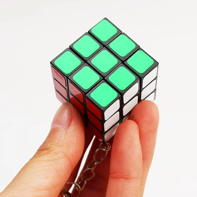 

3cm Mini Rubiks Cube Neo 3x3x3 Magic Anti-stress Toys Puzzles Speed Neo Cube Magico Fidget Educational Toy Keychain For Children